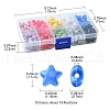 150Pcs 10 Colors Opaque Acrylic Beads OACR-FS0001-46-4