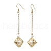 Shell Pearl Dangle Earrings EJEW-TA00625-2