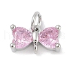 Rack Plating Brass Micro Pave Cubic Zirconia Links KK-Q028-14P-1