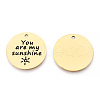 201 Stainless Steel Pendants STAS-T064-37G-10-1