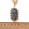 Iron & Alloy Pendant Necklaces for Women NJEW-U046-05G-3