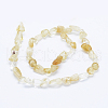 Natural Citrine Beads Strands G-F599-18-2