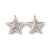 Non-Tarnish 304 Stainless Steel Pendants STAS-C073-03P-2