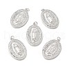 Brass Micro Pave Cubic Zirconia Pendants KK-E068-VB271-1-2