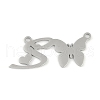 Non-Tarnish 304 Stainless Steel Pendants STAS-L279-002P-S-1