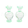 Resin Porcelain Vase Miniature  Ornaments AJEW-Q009-01B-1