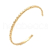 304 Stainless Steel Cuff Bangles for Women AJEW-P127-15G-4