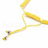 Adjustable Nylon Thread Braided Bead Bracelets BJEW-JB05959-04-3