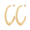 J-Shaped 304 Stainless Steel Stud Earrings EJEW-A125-19G-4