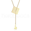 Simple and Stylish Stainless Steel Lariat Necklaces WC5409-2-1