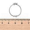 304 Stainless Steel Cuff Rings for Women RJEW-B118-01P-5