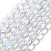 Synthetic Moonstone Beads Strands G-P528-J02-13-1