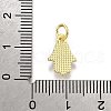 Brass Enamel Charms KK-C106-01G-4