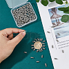 SUPERFINDINGS 150Pcs Alloy Cord Ends FIND-FH0008-75-3