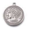Non-Tarnish 304 Stainless Steel Pendants STAS-Z017-01P-1
