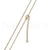 Brass Micro Pave Clear Cubic Zirconia Pendant Necklaces NJEW-H100-04G-3