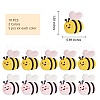 10Pcs 2 Colors Silicone Focal Beads JX758A-2