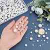 Acrylic Imitation Pearl Beads OACR-PH0001-14-WH-6