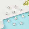 Brass Rhinestone Beads X-RB-A011-6mm-28S-2