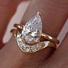 925 Sterling Silver Pave Cubic Zirconia Stackable Finger Rings Sets for Women VY9224-2-3