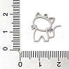Non-Tarnish 5Pcs 201 Stainless Steel Pendants STAS-B064-03P-3