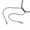 Adjustable Nylon Cord Braided Bead Bracelets BJEW-JB06024-03-3