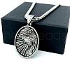 Greek Mythology Stainless Steel Fashion Men's Jesus Pendant Punk Hip-hop Necklaces for Men IR9801-3