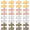 SOFPLATE 100Pcs 4 Colors Alloy Pendants FIND-SP0002-36-1