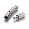 304 Stainless Steel Bayonet Clasps STAS-E440-08F-P-2