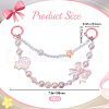 Beebeecraft 2Pcs Lollipop Bowknot Acrylic Pendant Decorations DIY-BBC0002-27-2