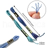12 Skeins 12 Colors 6-Ply Polyester Embroidery Floss OCOR-FS0001-01A-01-4