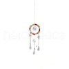Faceted Glass Tassel Suncatchers PW-WGA80D5-04-1
