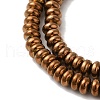 Electroplated Synthetic Non-magnetic Hematite Beads Strands G-I364-I01-02C-3