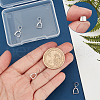  4Pcs Sterling Silver Ice Pick Pinch Bails for Pendant Making STER-PH0001-04-6