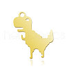 Ion Plating(IP) 201 Stainless Steel Pendants STAS-N090-LA879-2-2