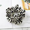 Leopard Print Pattern Cloth Elastic Hair Accessories OHAR-PW0007-45G-1