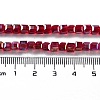 Electroplate Glass Beads Strands EGLA-R030-4x4mm-04-2