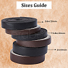 Gorgecraft 5M Flat Imitation Leather Cord LC-GF0001-05B-02-4
