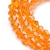 Transparent Electroplate Glass Beads Strands EGLA-A039-T4mm-A23-3
