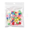 80Pcs 8 Colors Handmade Polymer Clay Beads CLAY-YW0001-42-3