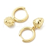 Brass Strawberry Hoop Earrings EJEW-M077-19G-01-2