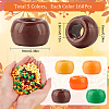 SOFPLATE 800Pcs 5 Colors Thanksgiving Day Opaque Plastic Beads KY-SP0001-07-2