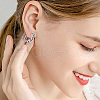 Beebeecraft 1 Pair 316 Surgical Stainless Steel Hoop Earrings EJEW-BBC0001-64B-6