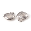 Tarnish Resistant 316 Surgical Stainless Steel Pendants STAS-G229-28P-2