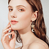 Beebeecraft 6Pcs Brass Earring Hooks KK-BBC0013-81-5