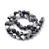 Natural Zebra Jasper Beads Strands G-S259-39-8mm-2