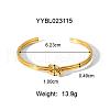 Knot Stainless Steel Cuff Bangles for Women TU4050-4-3