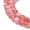 Crackle Glass Beads Strands X1-GLAA-U001-6mm-13-2
