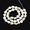 ABS Plastic Imitation Pearl Beads Strands KY-N015-15-A05-2