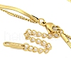 Mother's Day Jewellery Ion Plating(IP) 304 Stainless Steel Double Layer Necklaces NJEW-S426-05G-3